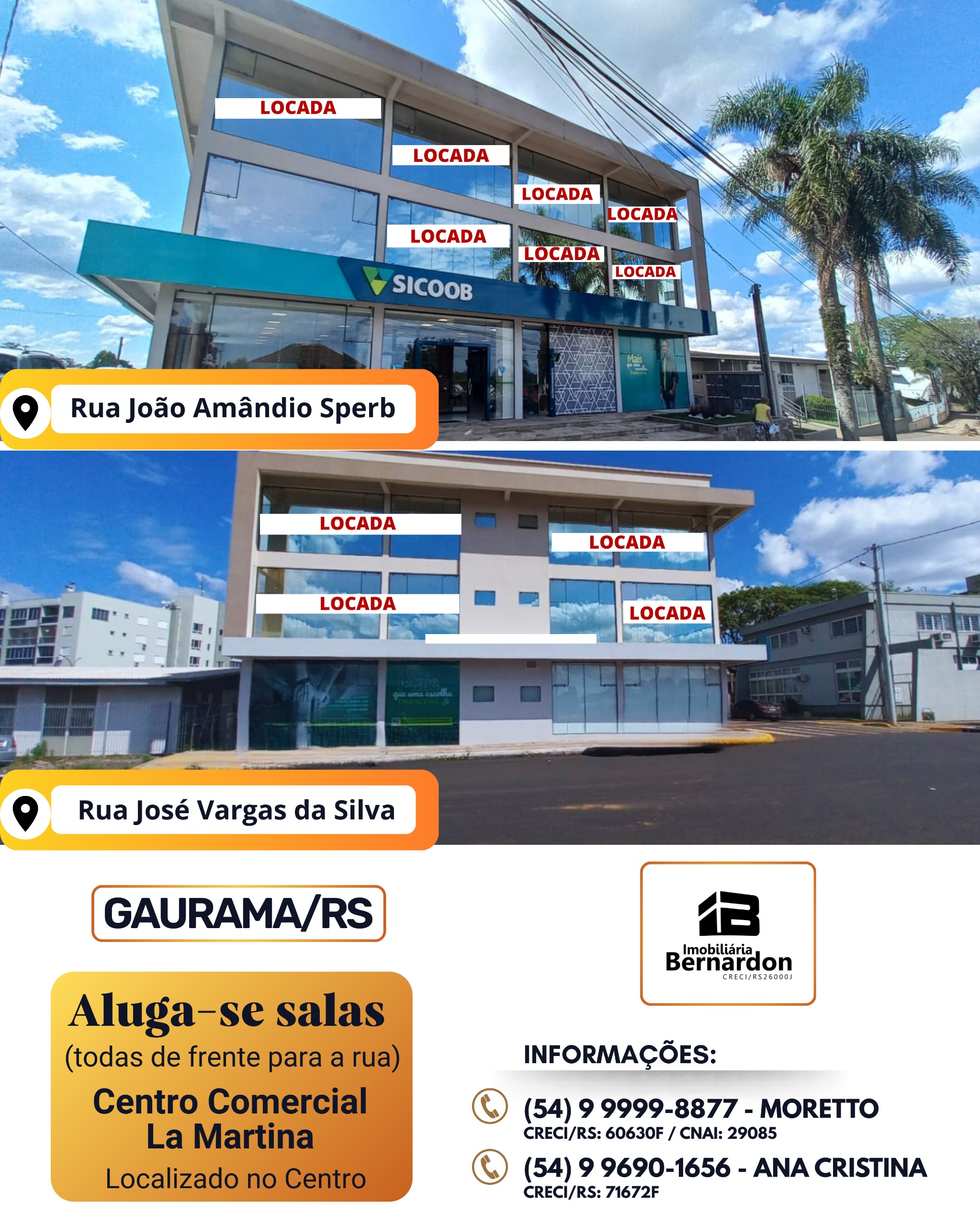 Imagem: Salas comerciais no Centro Comercial La Martina, no 2º e 3º pavimento, com ótima localização em Gaurama/RS